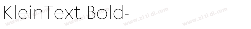 KleinText Bold字体转换 KleinText Bold字体转换